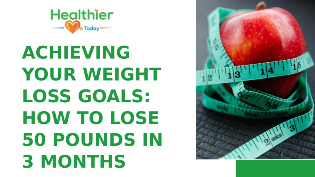 Achieving Your Weight Loss Goals in 1 Month