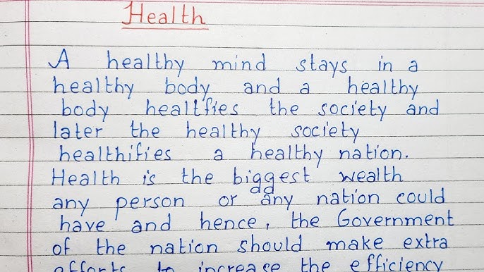 How Do You Start A Health Essay?