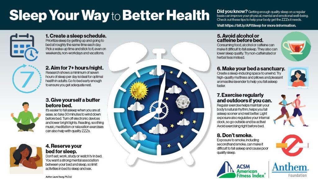 How Do You Stay Healthy And Get Enough Sleep?