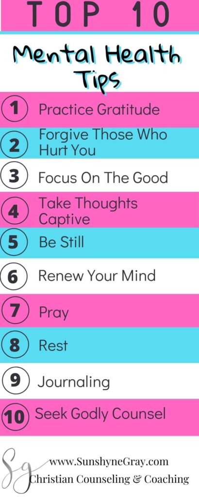 What Are 10 Tips That Are Insightful For Mental Health?