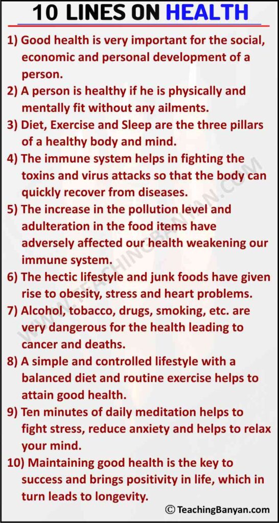 What Are The 5 Importance Of Maintaining Good Health?