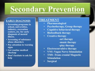 What Are The Different Types Of Prevention In Mental Health?