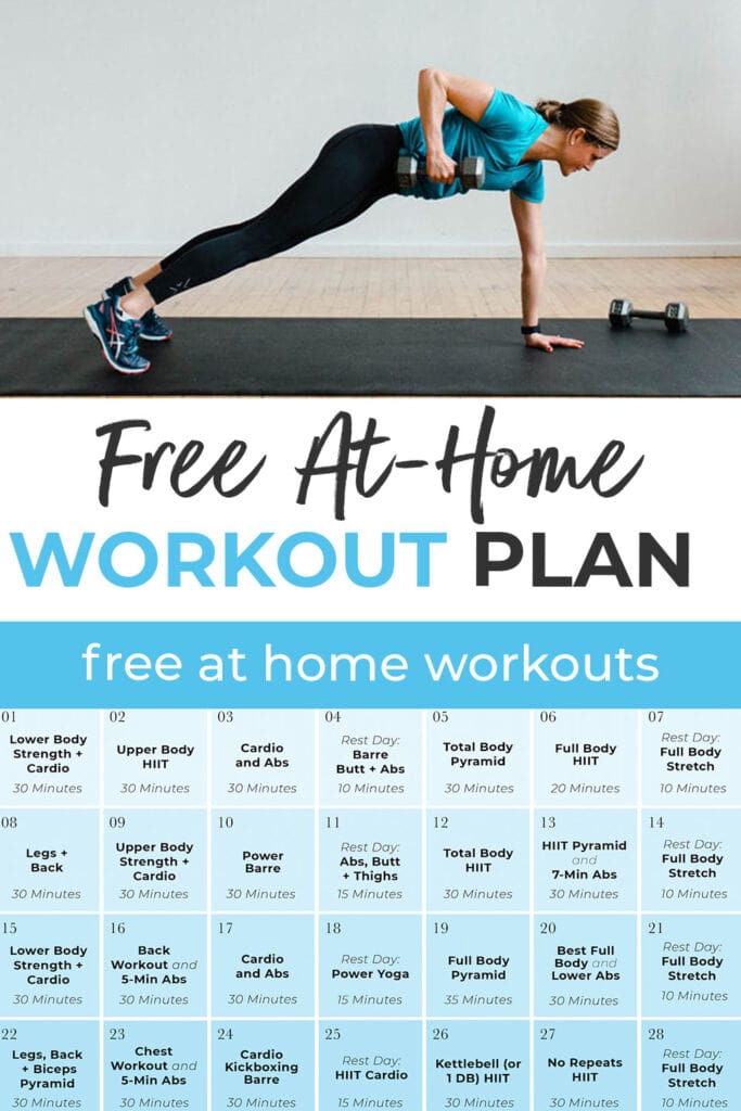 What Is A Good Workout Schedule At Home?